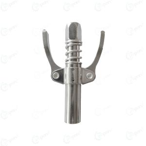 Hydraulic Grease Gun Coupler, Double Handle Quick Lock Release Grease, Rated 10,000 PSI, Compatible with All Grease Guns 1/8" NPT Fittings, German Technology