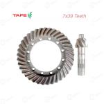 Tafe Genuine Crown Wheel & Pinion Kit 7/39 (ECO) For 241 Mahashakti, Mahan Regular Old Model Tractor | 1200041S91