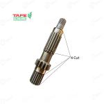 मैसी ट्रैक्टर टैफे जेनुइन 21x17x15x20 दांत, पुराने मॉडल DI और J-सीरीज़ ट्रैक्टर के लिए 4 कट सॉलिड काउंटर शाफ्ट