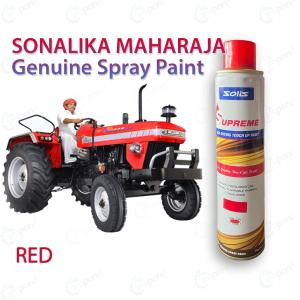 Sonalika Solis Supreme Genuine Aerosol Red Shade Touch Up Spray Paint For Specially Sonalika Maharaja, Solis International Tractors