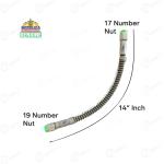 Sonalika Tractor Power Steering Pipe, Steering Unit Right To Steering Cylinder, 14" Inch | 17x19 Number Nut | 10029941BD