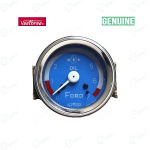 Ford Tractor Mech. Oil Pressure Gauge Meter,  Veethree Genuine, 0-7kg