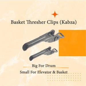 Tokri Model Thresher Drum, Tokri & Elevator Kabja, Clip and Locks