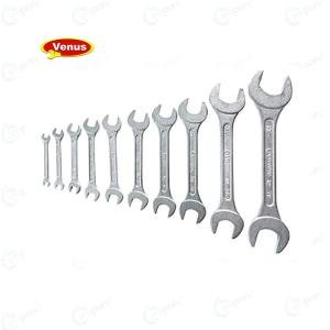 Venus VM-12 Steel Double Ended Open Jaw Spanner Set (Silver, 12-Pieces) l Size Include 6 to 32 l Pack of 1