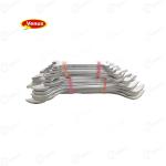 Venus VM-12 Steel Double Ended Open Jaw Spanner Set (Silver, 12-Pieces) l Size Include 6 to 32 l Pack of 1