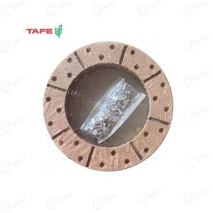 Tafe Genuine 9" Inch Brake Lining Assembly For 241 Massey Tractor | 2 Set For Both Brake | Common In Farmtrac Tractors