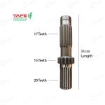 मैसी ट्रैक्टर टैफे जेनुइन 17x15x20 दांत, लॉक किट के साथ हॉलो काउंटर शाफ्ट