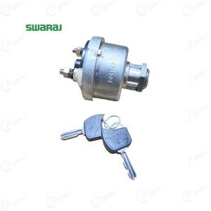 Swaraj Genuine Starting Switch Assembly P10002279A, 25 Number Nut, 3 Pin Nut Type With Keys